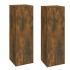 Muebles para TV 2 uds madera roble ahumado 30,5x30x90