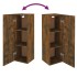Muebles para TV 2 uds madera roble ahumado 30,5x30x90