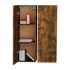 Muebles para TV 2 uds madera roble ahumado 30,5x30x90