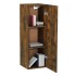Muebles para TV 2 uds madera roble ahumado 30,5x30x90