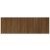 Cabecero pared madera contrachapada roble marrón 240x1,5x80
