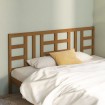 Cabecero de cama madera maciza de pino marrón miel 206x4x100 cm