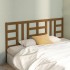 Cabecero de cama madera maciza de pino marrón miel 206x4x100