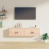 Armarios de pared 2 uds madera maciza de pino 60x30x30