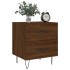 Mesita de noche madera de ingeniería roble marrón 40x35x47,5