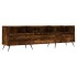 Mueble de TV madera contrachapada roble ahumado 150x30x44,5