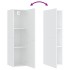 Mueble para TV de madera contrachapada blanco 30,5x30x110