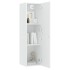 Mueble para TV de madera contrachapada blanco 30,5x30x110