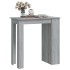Mesa alta con estante gris Sonoma 102x50x103,5