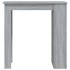 Mesa alta con estante gris Sonoma 102x50x103,5