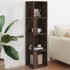 Mueble esquina madera contrachapada marrón roble 33x33x132