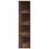 Mueble esquina madera contrachapada marrón roble 33x33x132