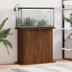 Soporte para acuario madera ingeniería marrón roble 81x36x73 cm
