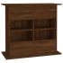 Soporte para acuario madera ingeniería marrón roble 81x36x73