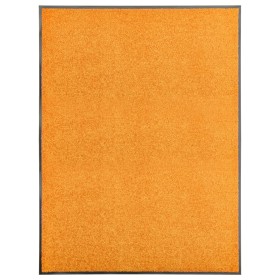 Felpudo lavable naranja 90x120