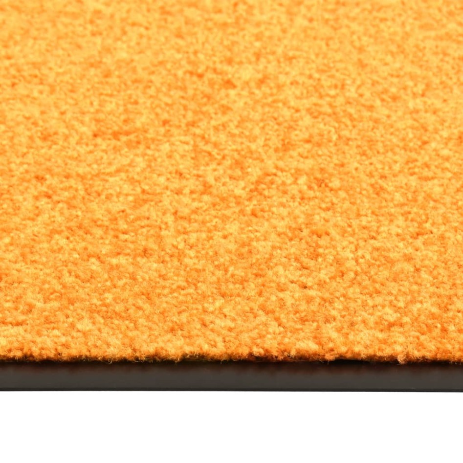 Felpudo lavable naranja 90x120