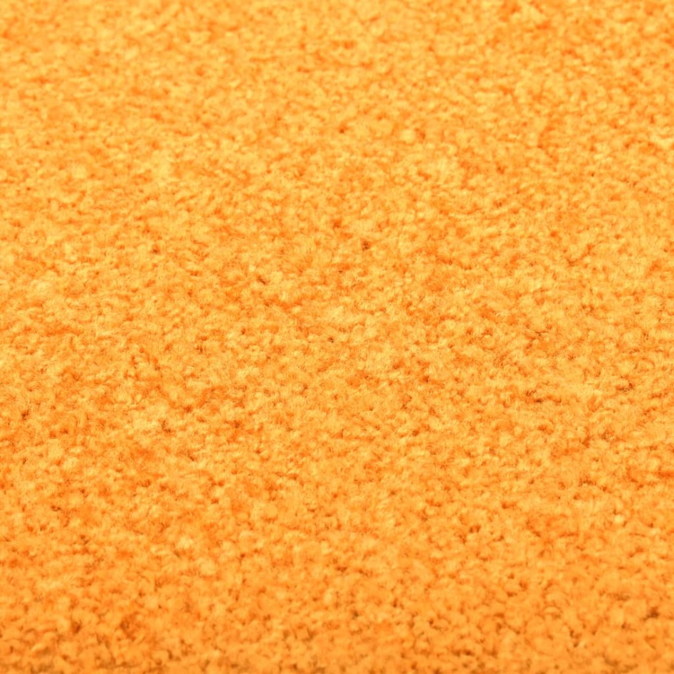 Felpudo lavable naranja 90x120