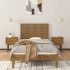 Cabecero cama pared madera maciza pino marrón miel 96x3x63
