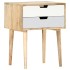 Mesita de noche de madera maciza de mango 47x35x59