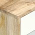 Mesita de noche de madera maciza de mango 47x35x59