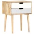 Mesita de noche de madera maciza de mango 47x35x59