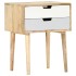Mesita de noche de madera maciza de mango 47x35x59