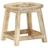 Taburete pintado a mano madera maciza de mango 38x38x35