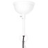 Lámpara colgante industrial 25 W blanca redonda 40 cm