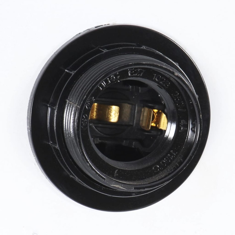 Lámpara colgante industrial 25 W blanca redonda 40 cm