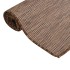 Alfombra de exterior de tejido plano marrón 200x280
