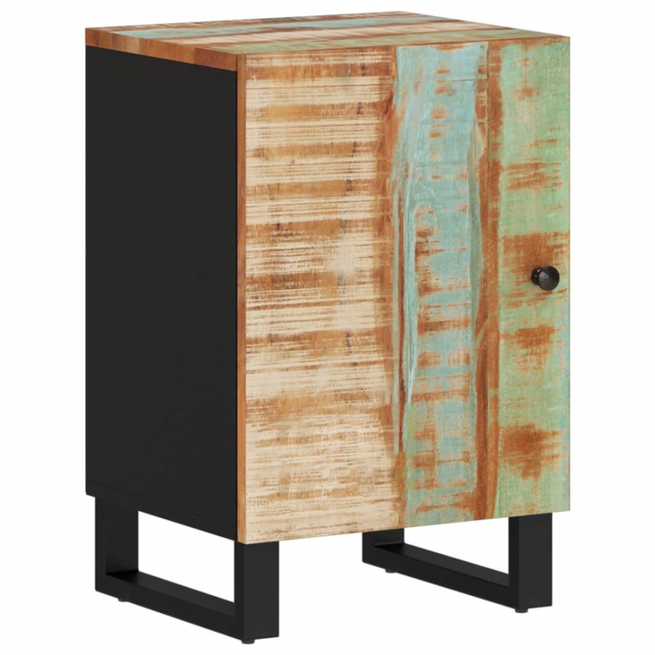 Mueble de baño madera maciza reciclada 38x33x58