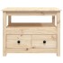 Mesa de centro de madera maciza de pino 71x49x55