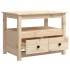 Mesa de centro de madera maciza de pino 71x49x55