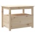 Mesa de centro de madera maciza de pino 71x49x55