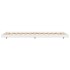Cama sin colchón madera maciza de pino blanca 80x200
