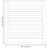 Puerta de armario lamas 2 uds madera pino blanco 61,5x59,4