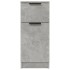 Aparador 2 uds madera contrachapada gris hormigón 30x30x70