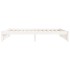 Estructura de cama sin colchón madera maciza blanco 75x190
