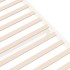 Estructura de cama sin colchón madera maciza blanco 75x190