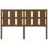 Cabecero de cama madera maciza pino marrón miel 155,5x4x100