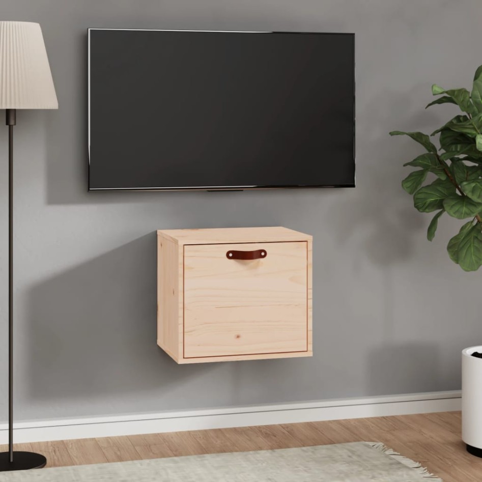 Armario de pared de madera maciza de pino 40x30x35