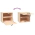 Armario de pared de madera maciza de pino 40x30x35
