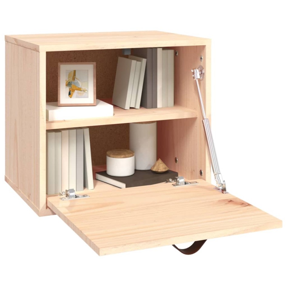 Armario de pared de madera maciza de pino 40x30x35
