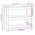 Estantería madera maciza de pino 80x35x68