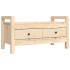 Banco de recibidor madera maciza de pino 80x40x43
