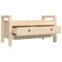 Banco de recibidor madera maciza de pino 80x40x43