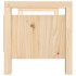 Banco de recibidor madera maciza de pino 80x40x43