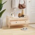 Banco de recibidor madera maciza de pino 80x40x43