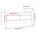 Banco de recibidor madera maciza de pino 80x40x43