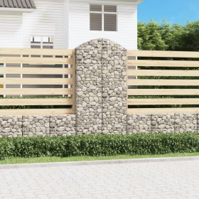 Cesta gaviones forma arco hierro galvanizado 100x30x200/220
